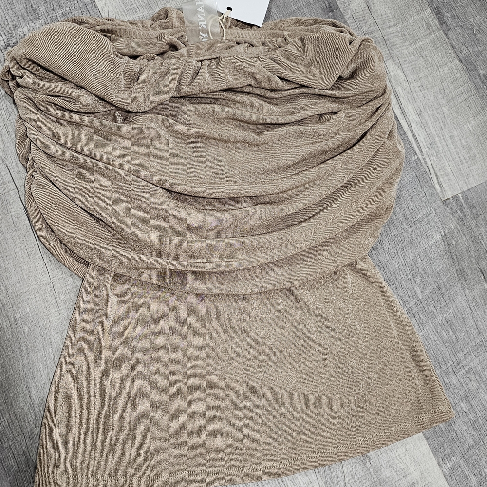 Elegant Tan Women's Jumpsuit - Picture 7 of 8